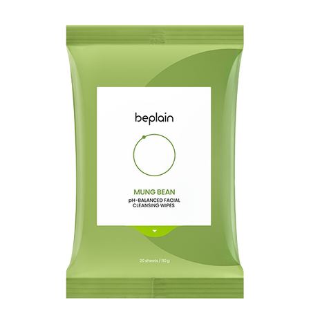 beplain, MUNG BEAN pH-BALANCED FACIAL CLEANSING WIPES (20EA)120G