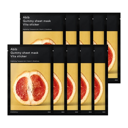 Abib, GUMMY SHEET MASK VITA STICKER SET (27ML*10EA)
