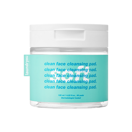 laundryou, CLEAN FACE CLEANSING PAD SOFT (60EA)125ML