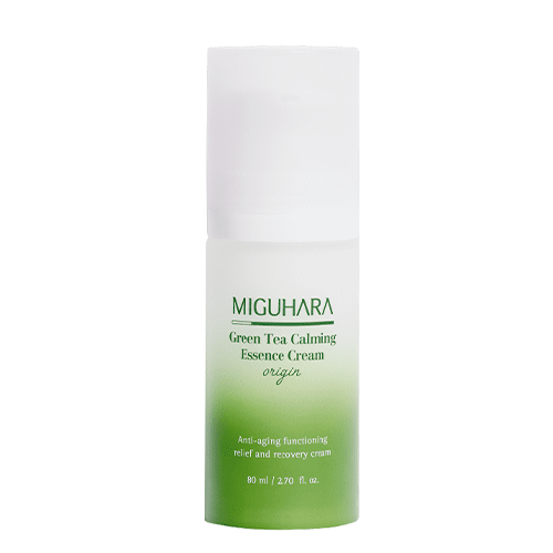 MIGUHARA, GREEN TEA CALMING ESSENCE CREAM ORIGIN 80ML