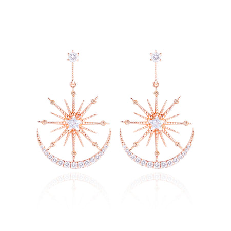 WING BLING, LUMIERE EARRING OR CLIP-ON EARRING, LUMIERE PINK CLIP ON EARRING