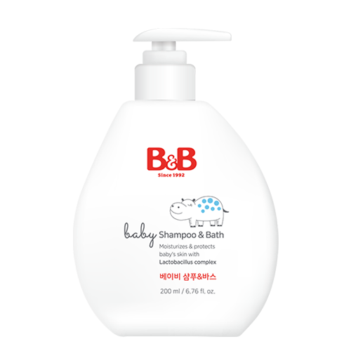 B&B, BABY SHAMPOO & BATH 200ML