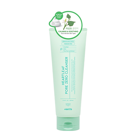 OOTD, HEART LEAF PORE ZERO CLEANSER 200ML