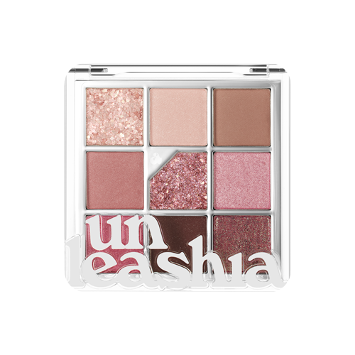 UNLEASHIA, GLITTERPEDIA EYE PALETTE 6.6G~7.6G, N°5 ALL OF DUSTY ROSE