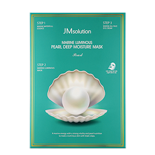 JM SOLUTION, MARINE LUMINOUS PEARL DEEP MOISTURE MASK PEARL (1.5ML+27ML+1.5ML)*10EA