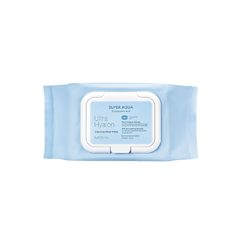 MISSHA, SUPER AQUA ULTRA HYALRON CLEANSING WATER WIPES (30EA/139ML)