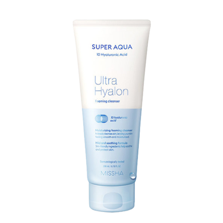 MISSHA, SUPER AQUA ULTRA HYALRON FOAMING CLEANSER 200ML