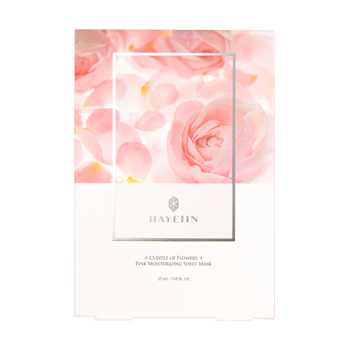 HAYEJIN, CUDDLE OF FLOWERS PINK MOISTURIZING SHEET MASK 125ML (25ML*5EA)