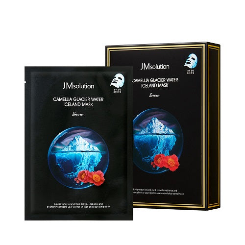 JM SOLUTION, CAMELLIA GLACIER WATER ICELAND MASK SNOW (30ML*10EA)