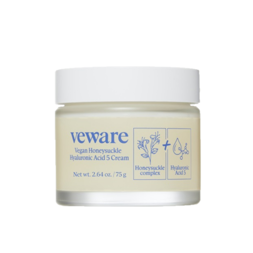 VEWARE, VEGAN HONEYSUCKLE HYALURONIC ACID 5 CREAM 75G