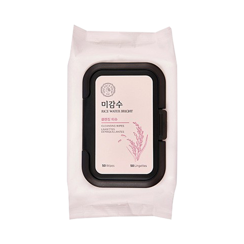 THE FACE SHOP, RICE WATER BRIGHT CLEANSING WIPES