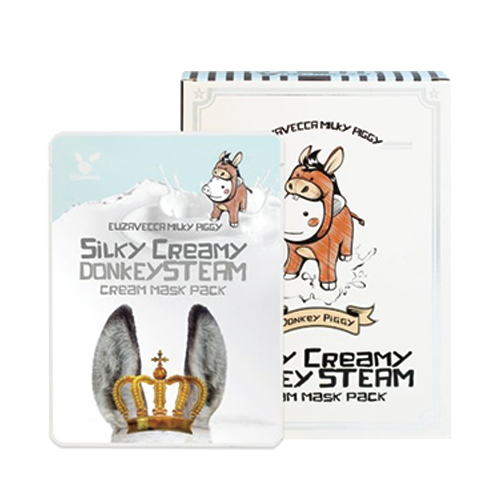 ELIZAVECCA, MILKY PIGGY SILKY CREAMY DONKEY STEAM CREAM MASK PACK (25ML*10EA)