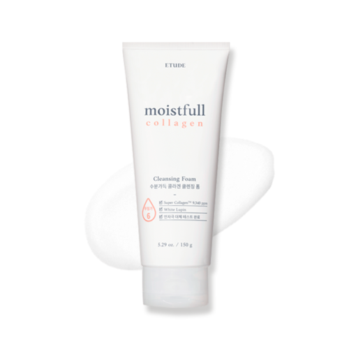 ETUDE, MOISTFULL COLLAGEN CLEANSING FOAM 150G