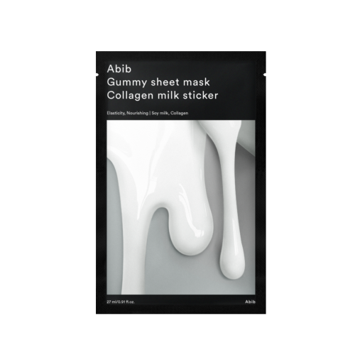 Abib, GUMMY SHEET MASK COLLAGEN MILK STICKER (27ML*10EA)