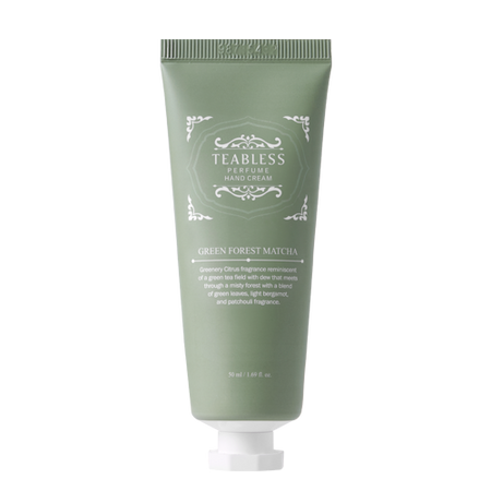 TEABLESS, GREEN FOREST MATCHA PERFUME HAND CREAM 50ML