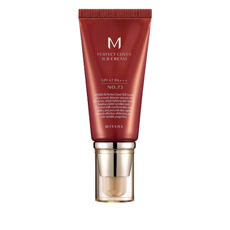 MISSHA, M PERFECT COVER BB CREAM SPF42 PA+++, 23 NATURAL BEIGE