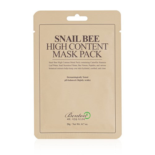 Benton, SNAIL BEE HIGH CONTENT MASK PACK 20G