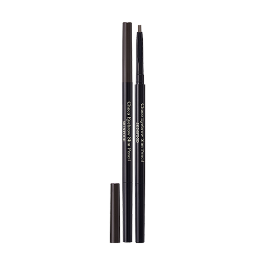 SKINFOOD, CHOCO EYEBROW SLIM PENCIL  0.1G, 01 DARK BROWN