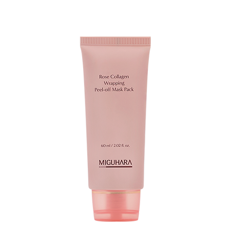 MIGUHARA, ROSE COLLAGEN WRAPPING PEEL-OFF MASK PACK 60ML