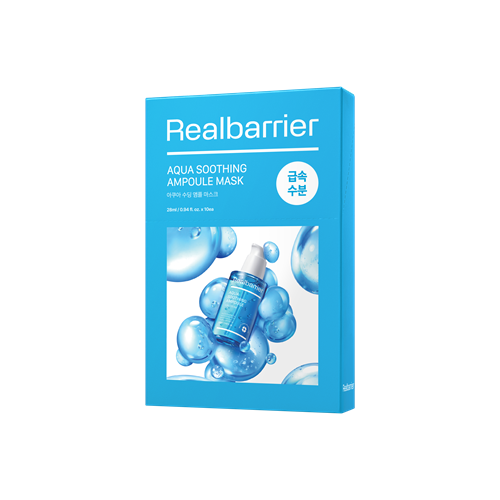 REAL BARRIER, AQUA SOOTHING AMPOULE MASK (28ML*10EA)