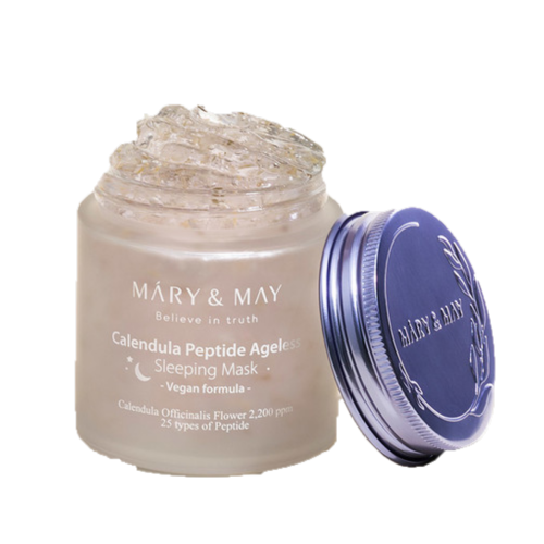 MARY&MAY, CALENDULA PEPTIDE AGELESS SLEEPING MASK 110G