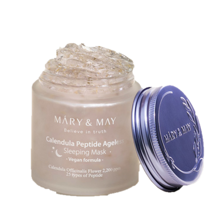 MARY&MAY, CALENDULA PEPTIDE AGELESS SLEEPING MASK 110G