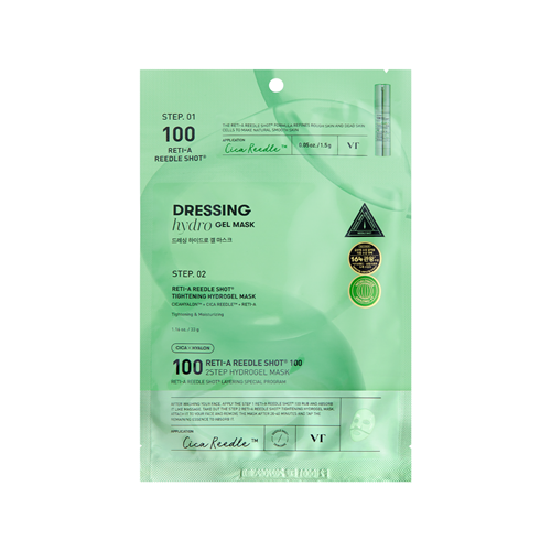 VT, RETI-A REEDLE SHOT 100 2STEP HYDROGEL MASK (1.5G+33G)