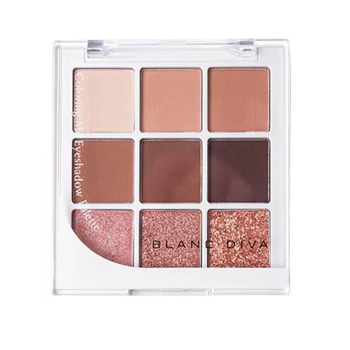 BLANC DIVA, COLORING:ME EYESHADOW PALETTE 02W BROWN 7.4G