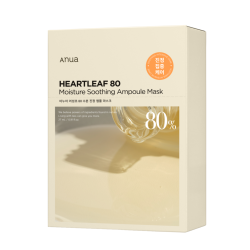 Anua, HEARTLEAF 80% AMPOULE MASK (27ML*10EA)