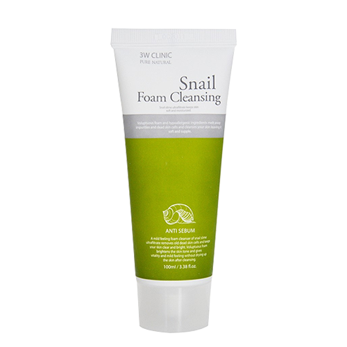 3W CLINIC, SNAIL FOAM CLEANSING