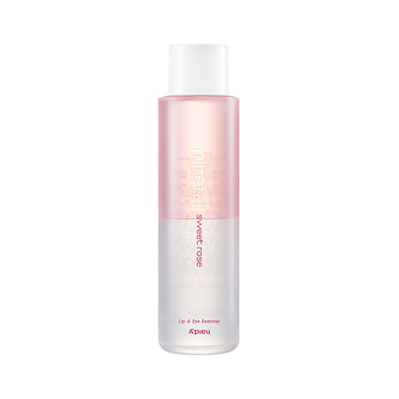 A'pieu, MINERAL LIP&EYE REMOVER LARGE VOLUME [SWEET ROSE] 250ML