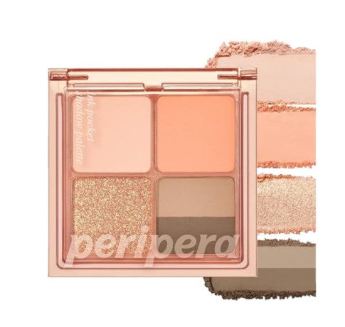 PERIPERA, INK POCKET SHADOW PALETTE 001 FANCY SPRING SUNSHINE 1.6G*3EA+1.3G*1)