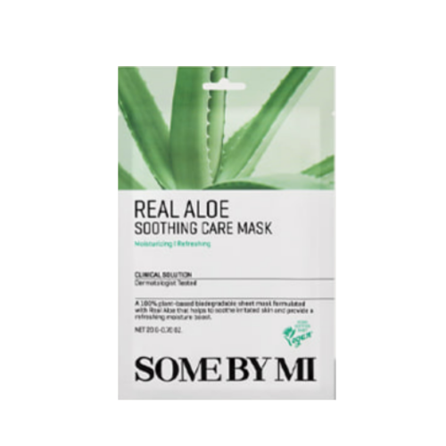 SOME BY MI, REAL ALOE SOOTHING CARE MASK 20G