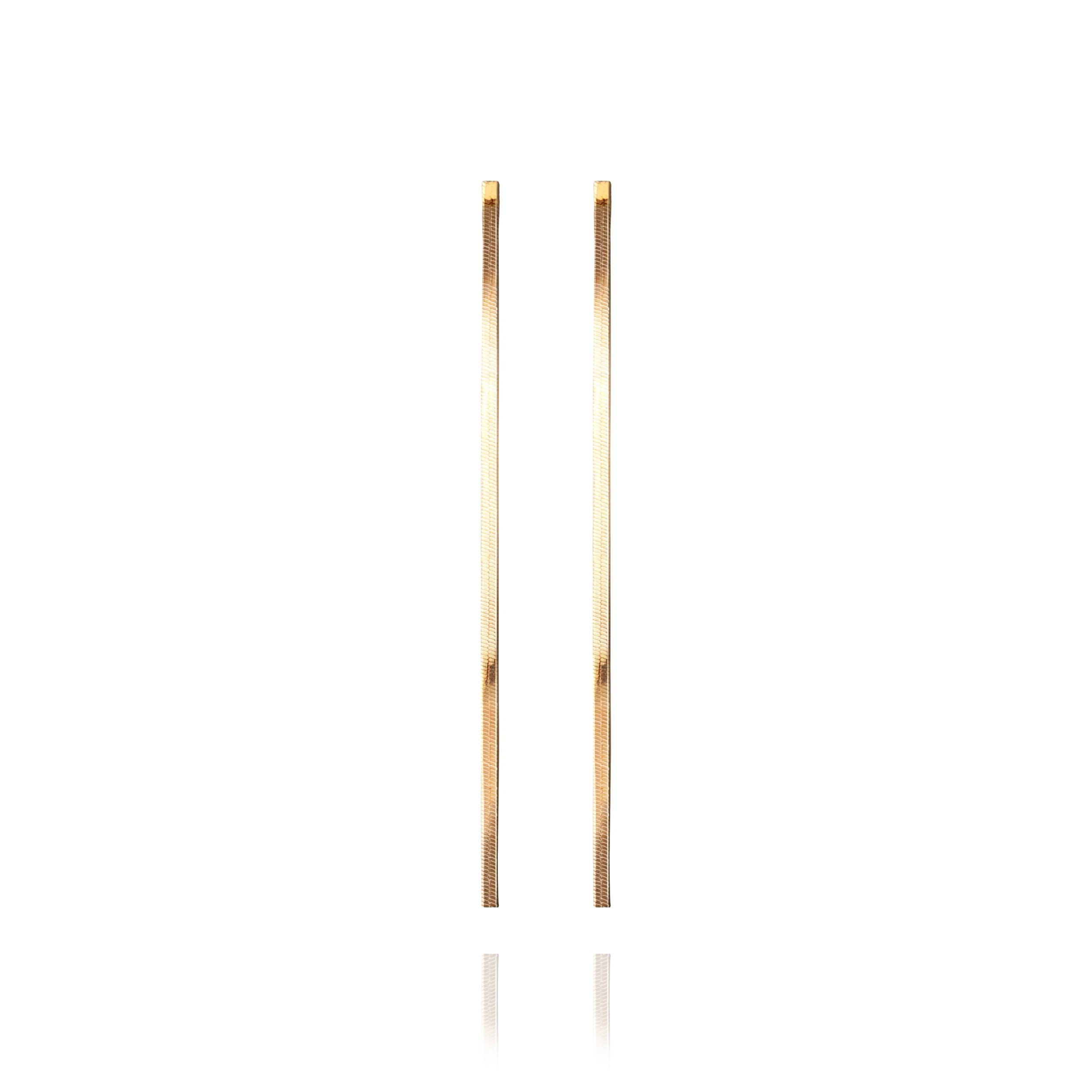 WING BLING, REFLECTION OF YOU EARRING OR CLIP-ON EARRING, REFLECTION OF YOU GOLD CLIP ON EARRING