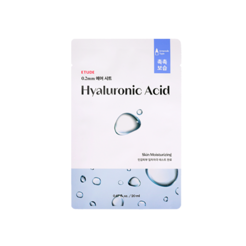 ETUDE, 0.2 THERAPY AIR MASK HYALURONIC ACID 20ML