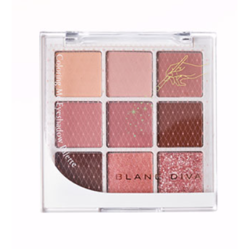 BLANC DIVA, COLORING:ME EYESHADOW PALETTE 01W PINK 7.4G