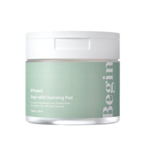 B PROJECT, BEGIN MILD CLEANSING PAD (60EA)120ML