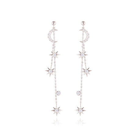 WING BLING, A RADIANT DAY EARRING OR CLIP-ON EARRING, A RADIANT DAY SILVER EARRING