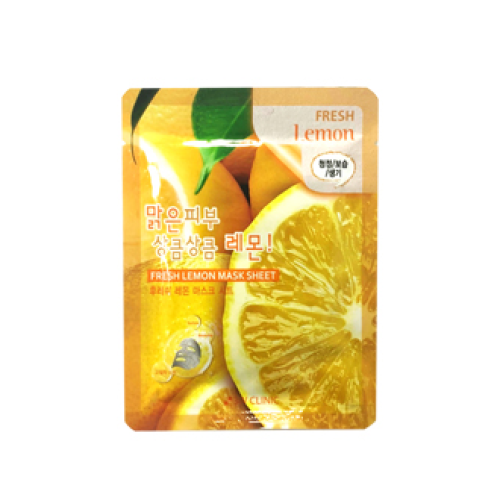 3W CLINIC, FRESH LEMON MASK SHEET