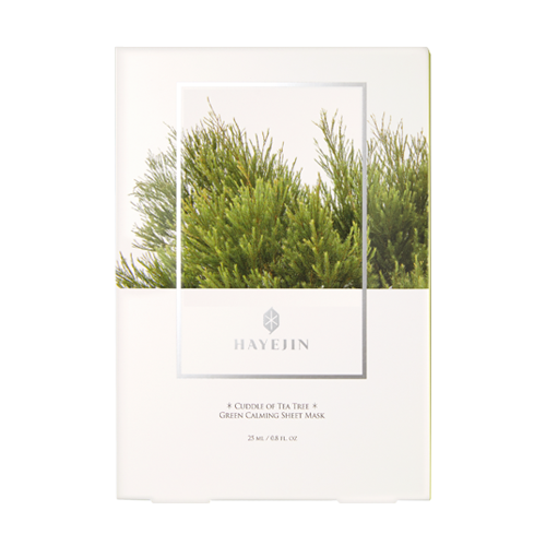 HAYEJIN, CUDDLE OF TEA TREE GREEN CALMING SHEET MASK 125ML (25ML*5EA)