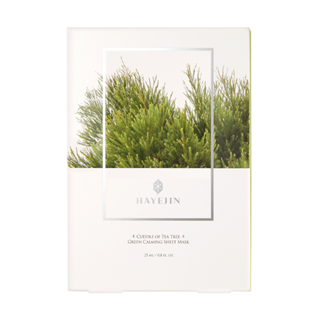 HAYEJIN, CUDDLE OF TEA TREE GREEN CALMING SHEET MASK 125ML (25ML*5EA)