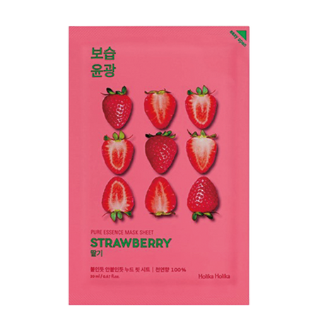 HOLIKA HOLIKA, PURE ESSENCE MASK SHEET STRAWBERRY