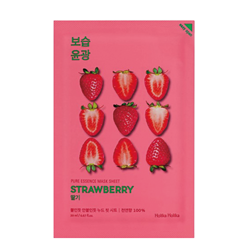 HOLIKA HOLIKA, PURE ESSENCE MASK SHEET STRAWBERRY