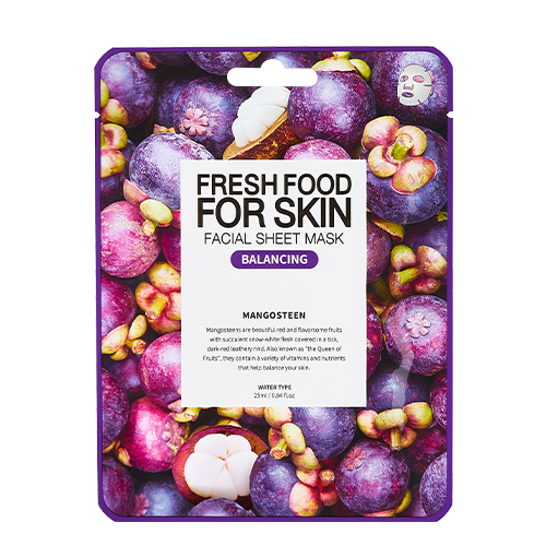 FARM SKIN, FRESHFOOD FOR SKIN FACIAL SHEET MASK(MANGOSTEEN) 25ML