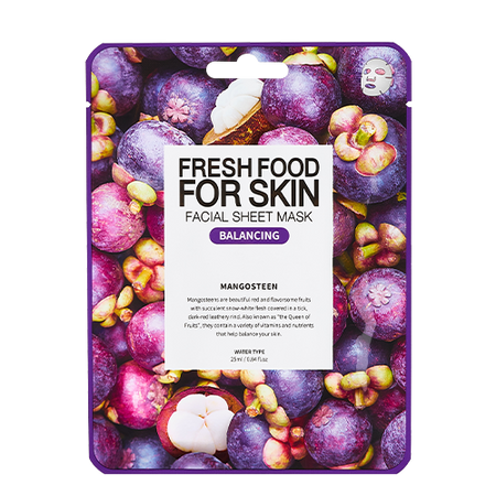 FARM SKIN, FRESHFOOD FOR SKIN FACIAL SHEET MASK(MANGOSTEEN) 25ML