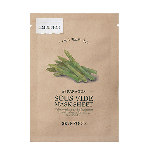 SKINFOOD, ASPARAGUS SOUS VIDE MASK SHEET (ASPARAGUS) 20G