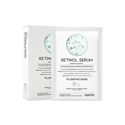 OOTD, RETINOL SERUM PLUMPING MASK (25G*10EA)