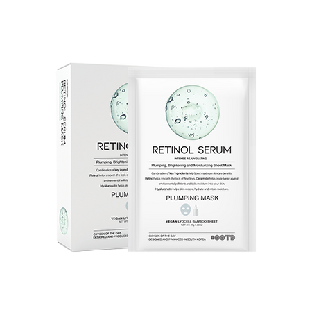 OOTD, RETINOL SERUM PLUMPING MASK (25G*10EA)