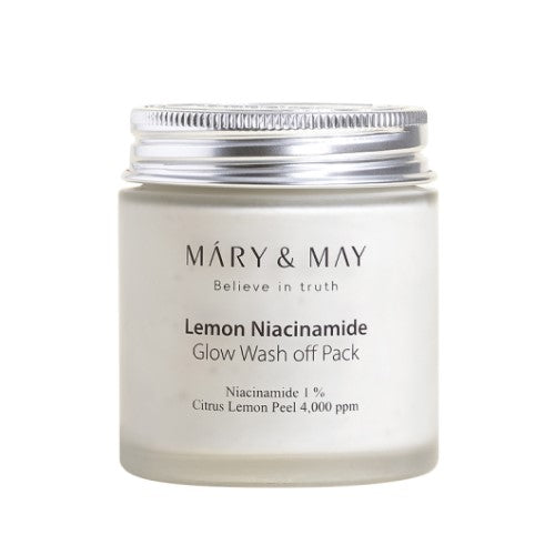 MARY&MAY, LEMON NIACINAMIDE GLOW WASH OFF PACK 125G