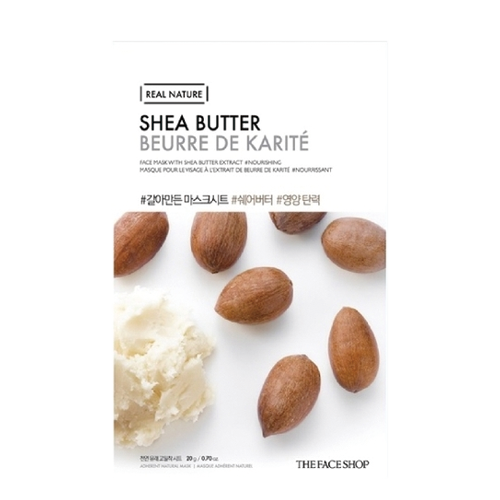 THE FACE SHOP, REAL NATURE FACE MASK WITH SHEA BUTTER EXTRACT